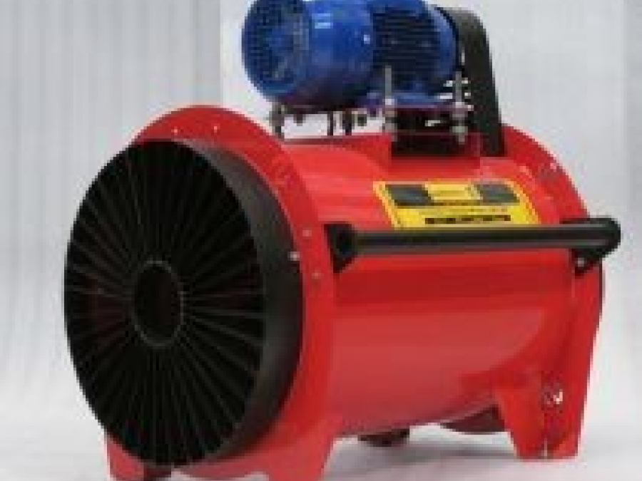 Línea Ex con moto fuera de flujo de aire